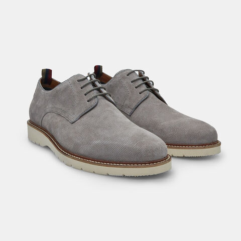 Zapatos de cordones de ante, Taupe Zapatos de cordones de ante, Taupe